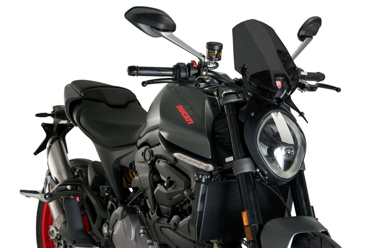 PUIG CUPOLINO NAKED N.G. SPORT PER DUCATI MONSTER 937 21-23 FUME SCURO