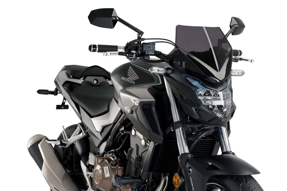 PUIG CUPOLINO NAKED N.G. SPORT PER HONDA CB500F 19-21 FUME SCURO