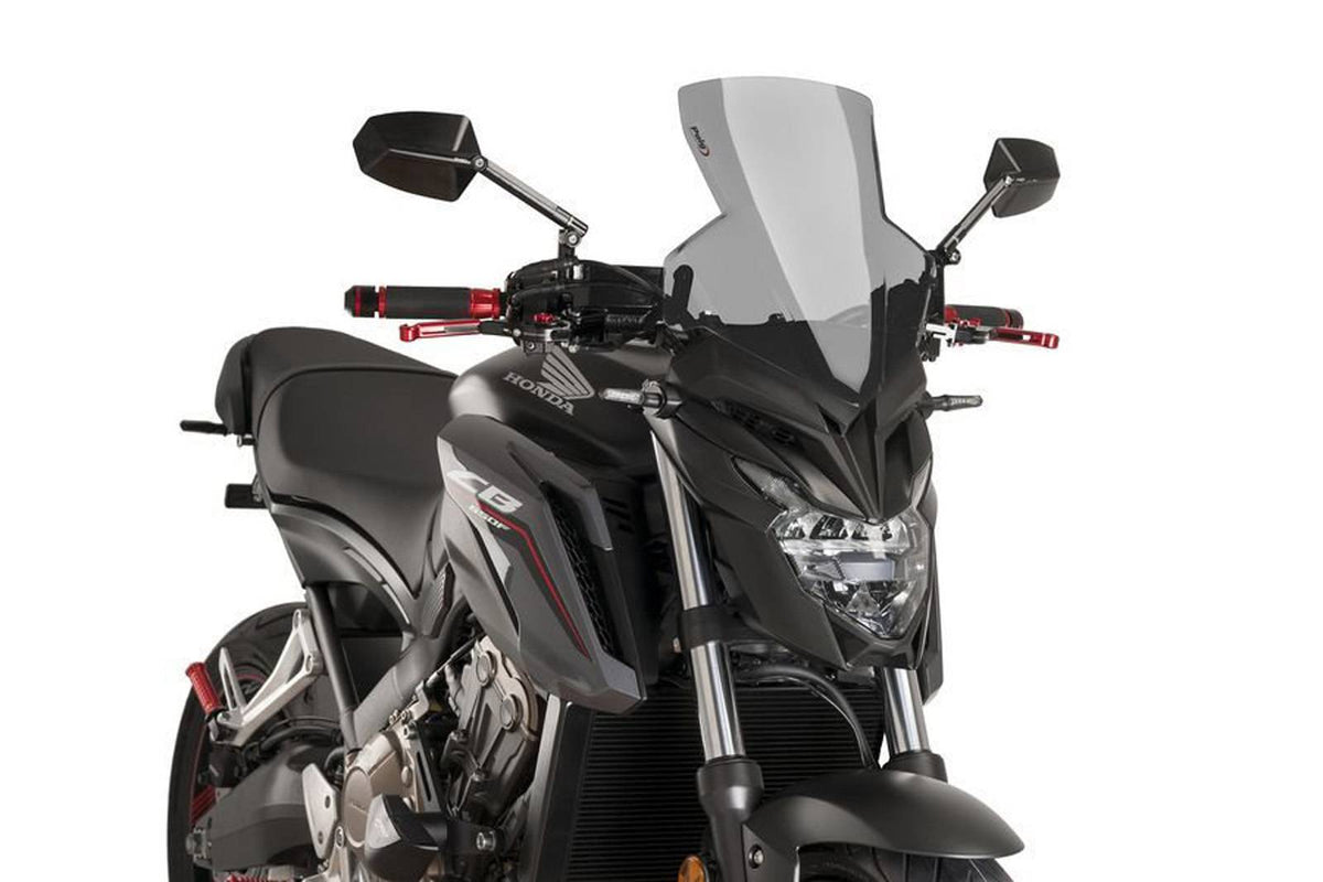 PUIG CUPOLINO NAKED N.G. SPORT PER HONDA CB650F 14-16 FUME SCURO