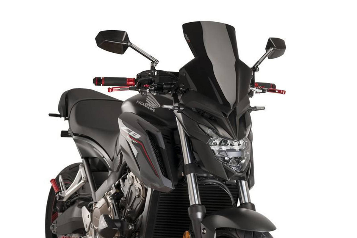 PUIG CUPOLINO NAKED N.G. SPORT PER HONDA CB650F 14-16 NERO