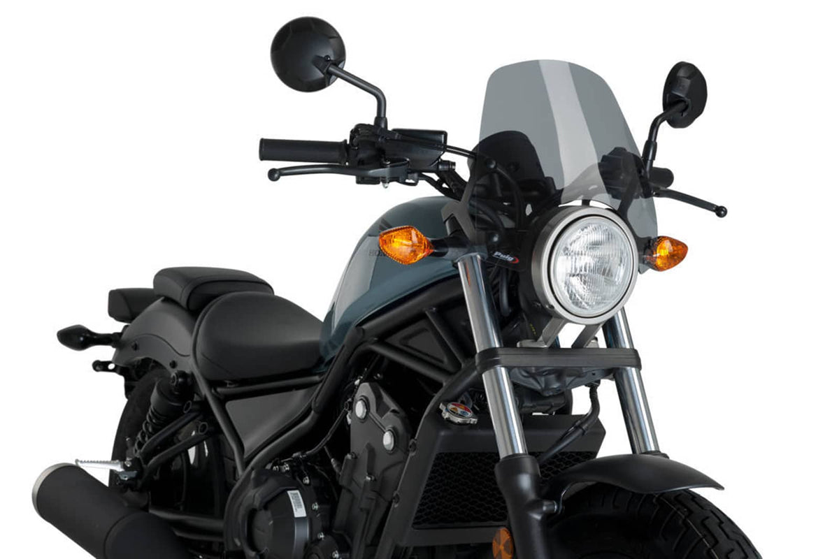 PUIG CUPOLINO NAKED N.G. SPORT PER HONDA CMX500 REBEL 17-19 FUME CHIARO