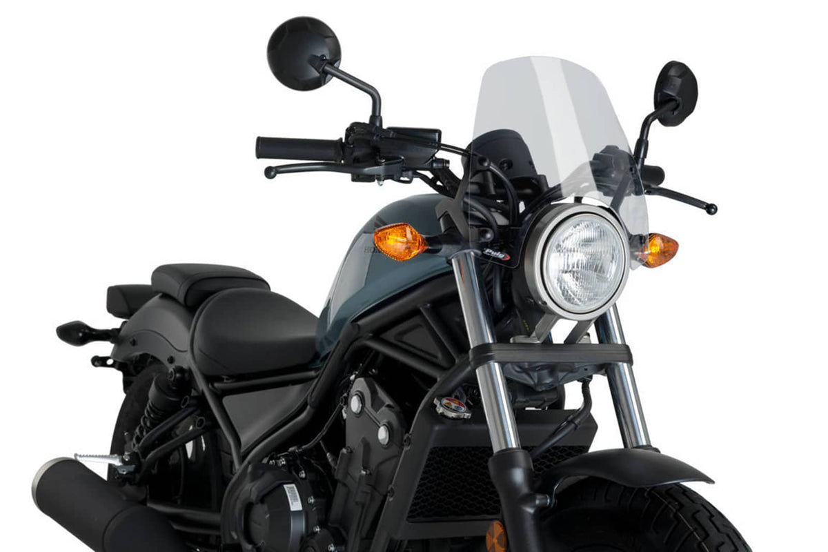 PUIG CUPOLINO NAKED N.G. SPORT PER HONDA CMX500 REBEL 17-19 TRASPARENTE