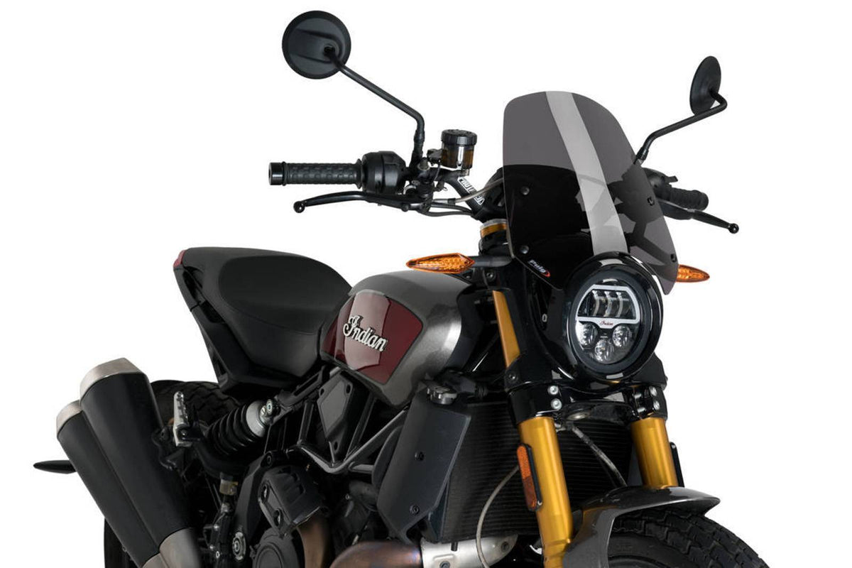 PUIG CUPOLINO NAKED N.G. SPORT PER INDIAN FTR1200 19-22 FUME SCURO