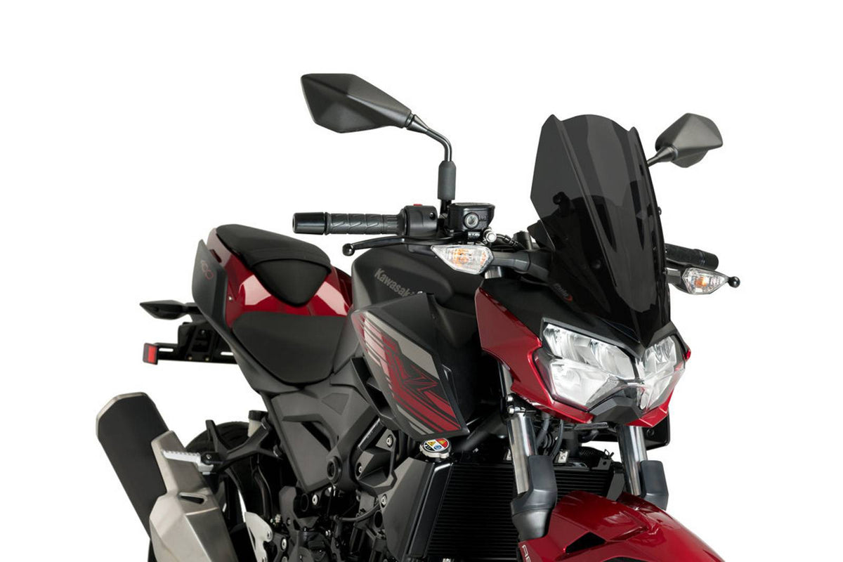 PUIG CUPOLINO NAKED N.G. SPORT PER KAWASAKI Z400 23-24 FUME SCURO