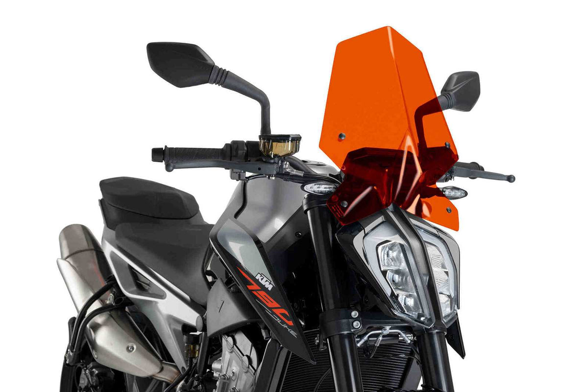 PUIG CUPOLINO NAKED N.G. SPORT PER KTM 890 R DUKE 20-24 ARANCIONE