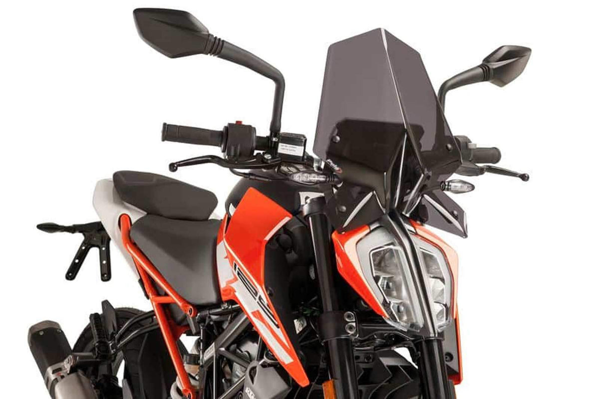 PUIG CUPOLINO NAKED N.G. SPORT PER KTM 125 DUKE 17-20 FUME SCURO