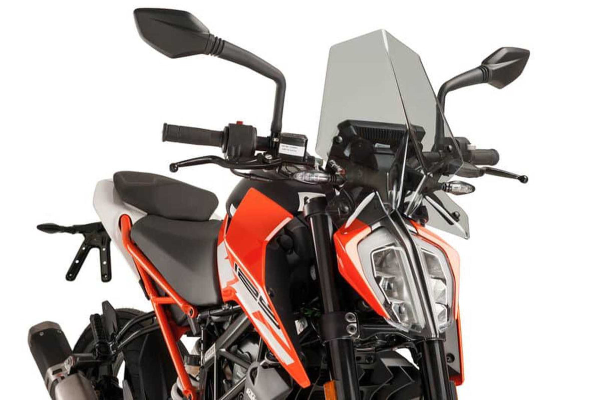 PUIG CUPOLINO NAKED N.G. SPORT PER KTM 390 DUKE 21-23 FUME CHIARO