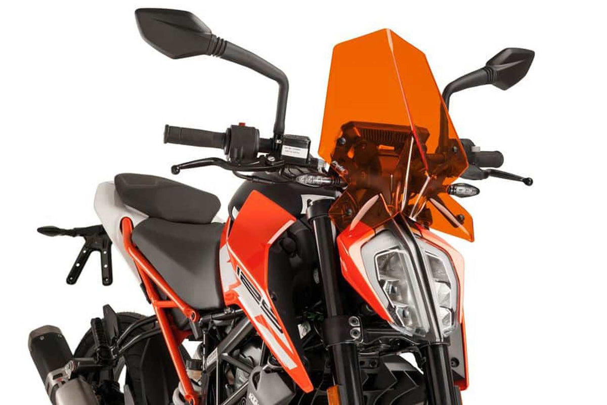 PUIG CUPOLINO NAKED N.G. SPORT PER KTM 125 DUKE 17-20 ARANCIONE