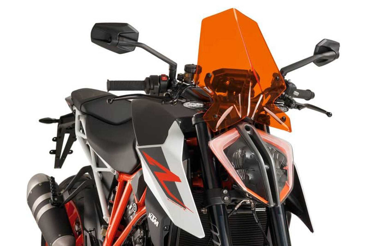PUIG CUPOLINO NAKED N.G. SPORT PER KTM 1290 SUPERDUKE R 2019 ARANCIONE
