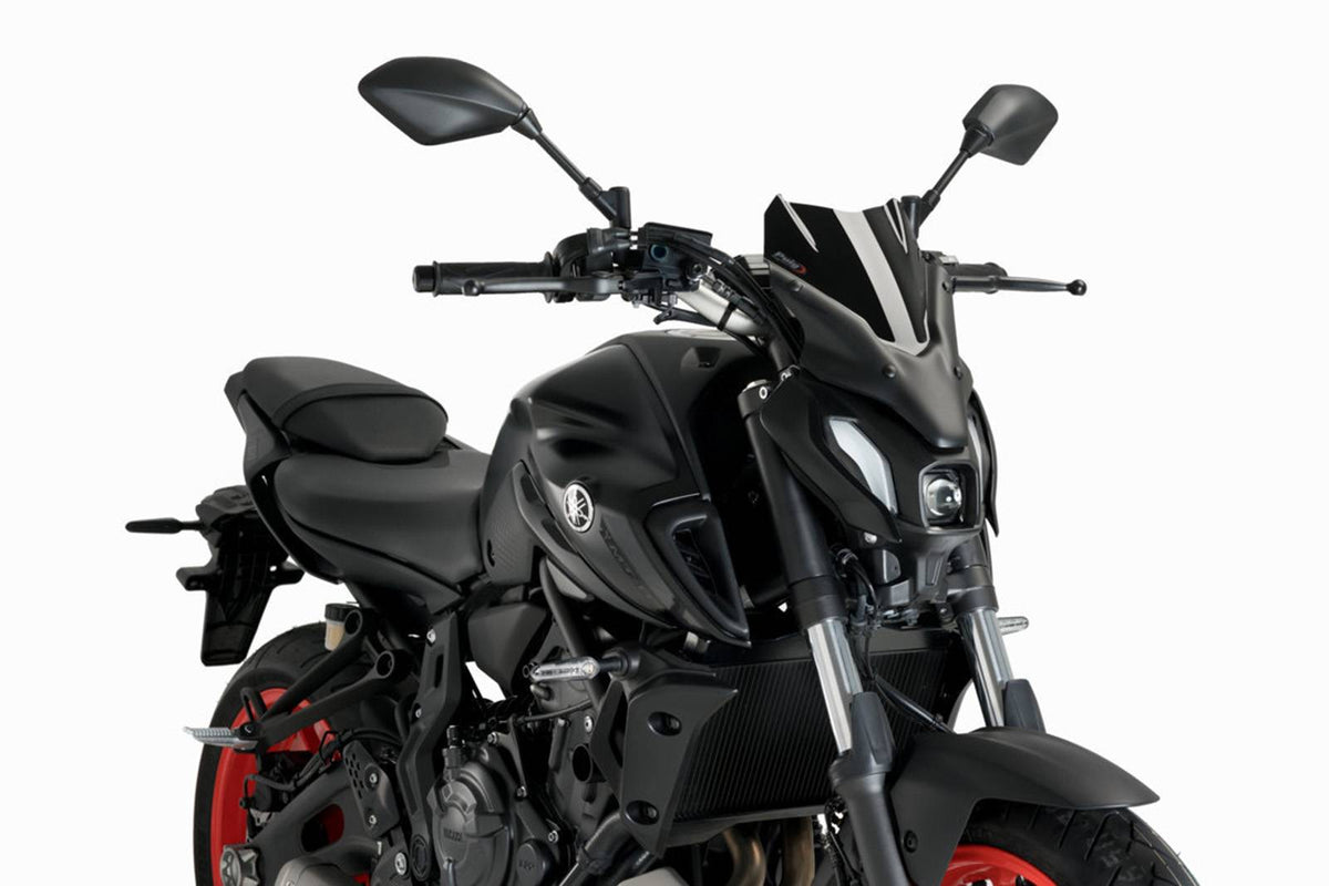 PUIG CUPOLINO NAKED N.G. SPORT PER YAMAHA MT-07 21-24 NERO