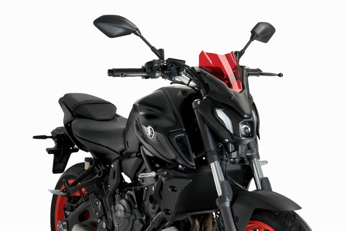 PUIG CUPOLINO NAKED N.G. SPORT PER YAMAHA MT-07 21-24 ROSSO