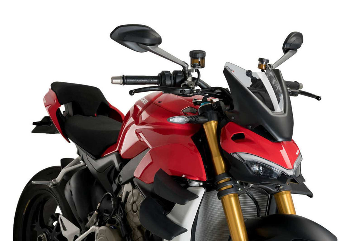 PUIG CUPOLINO NAKED N.G. SPORT PER DUCATI STREETFIGHTER V4 S 23-24 FUME CHIARO