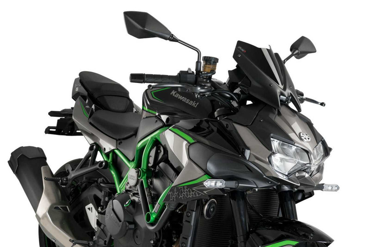PUIG CUPOLINO NAKED N.G. SPORT PER KAWASAKI Z H2 2020 NERO