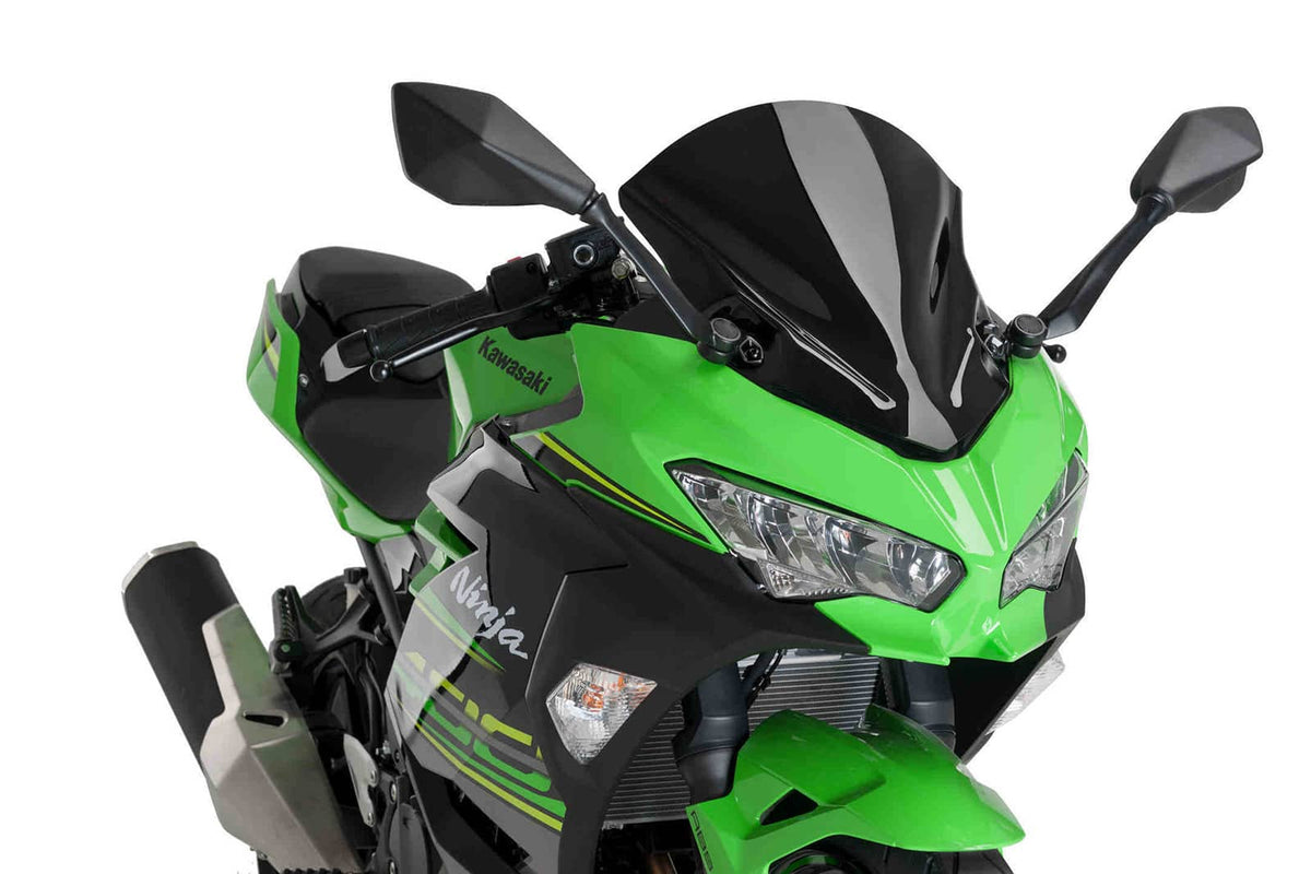 PUIG CUPOLINO Z-RACING PER KAWASAKI NINJA 400 23-24 NERO