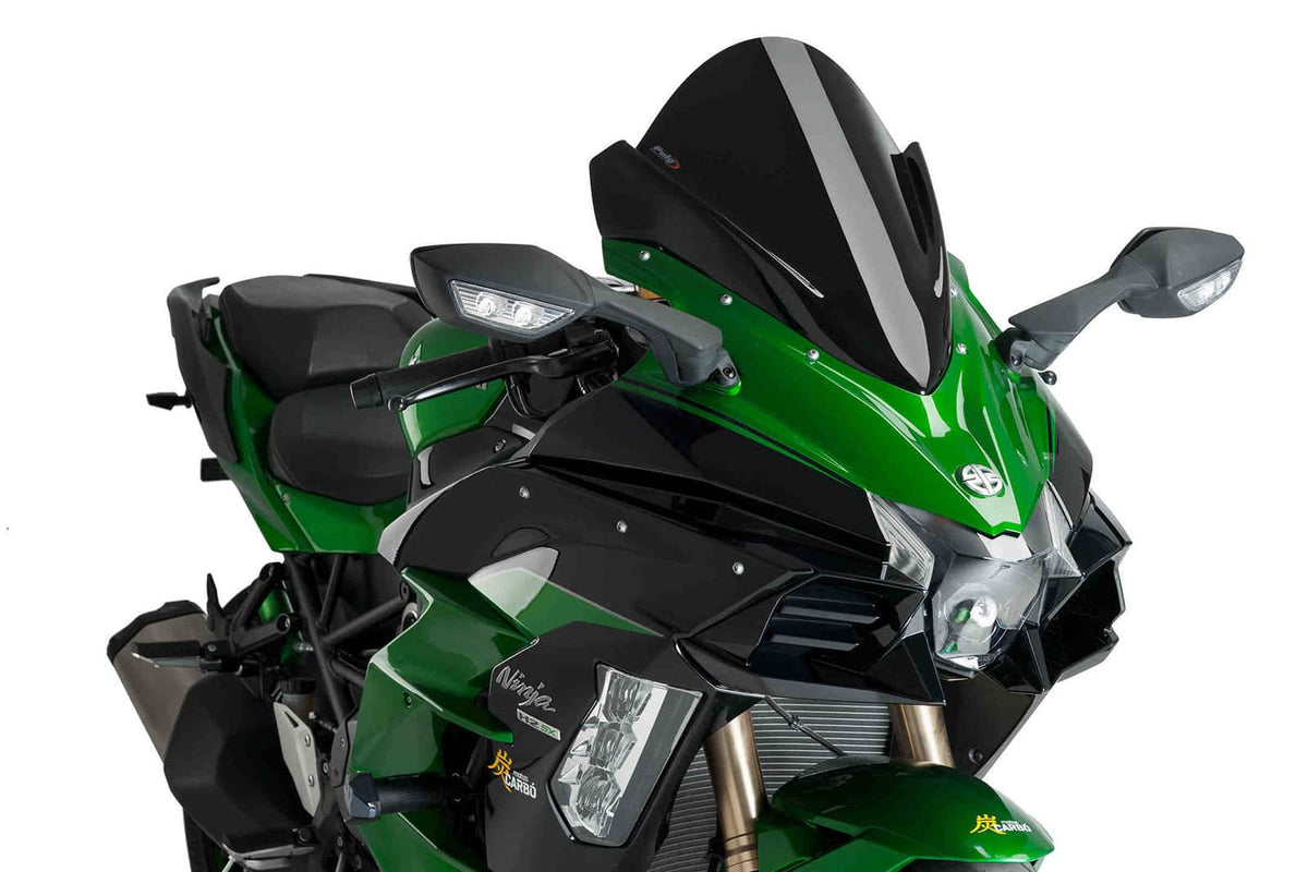 PUIG CUPOLINO Z-RACING PER KAWASAKI NINJA H2 SX 20-21 NERO