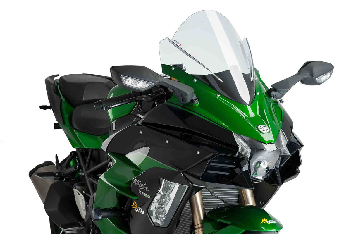 PUIG CUPOLINO Z-RACING KAWASAKI NINJA H2 SX SE 2022 TRASPARENTE-9704W