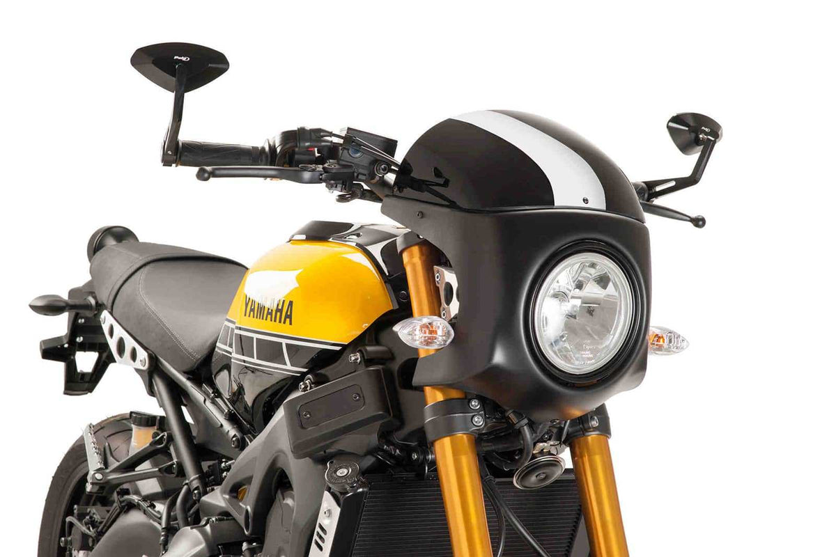 PUIG CUPOLINO SEMICARENATO PER TRIUMPH BONNEVILLE SPEEDMASTER 18-20 NERO-NERO