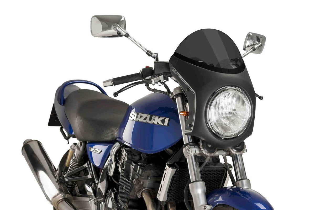 PUIG CUPOLINO SEMICARENATO PER MASH BLACK SEVEN 250 17-25 FUME SCURO-NERO
