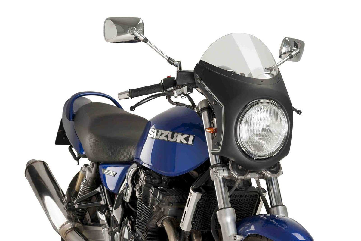 PUIG CUPOLINO SEMICARENATO PER MASH BLACK SEVEN 250 17-25 FUME CHIARO-NERO