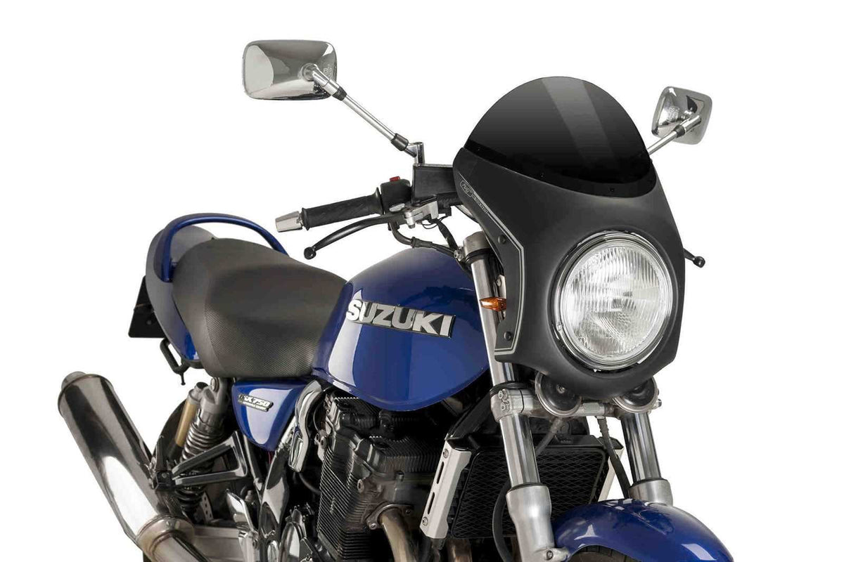 PUIG CUPOLINO SEMICARENATO PER HONDA CB1100 13-14 NERO-NERO