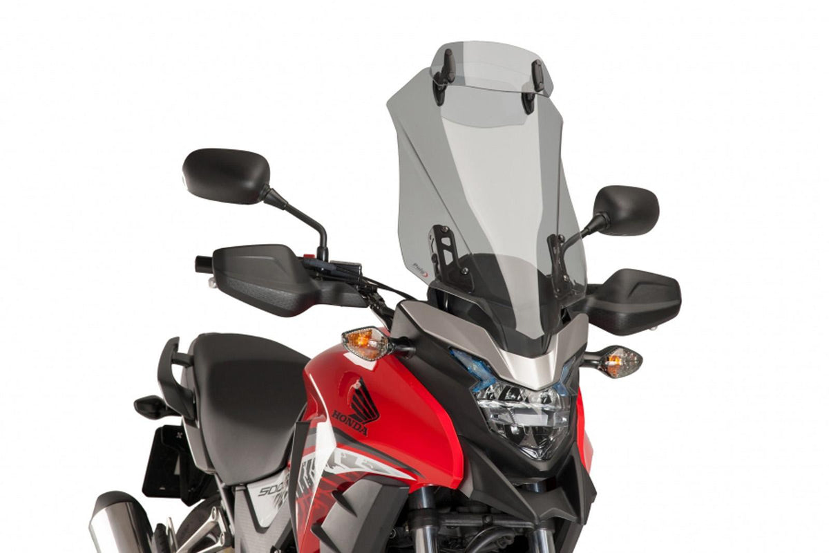 PUIG CUPOLINO TOURING-VISIERA PER HONDA CB500X 19-21 FUME CHIARO
