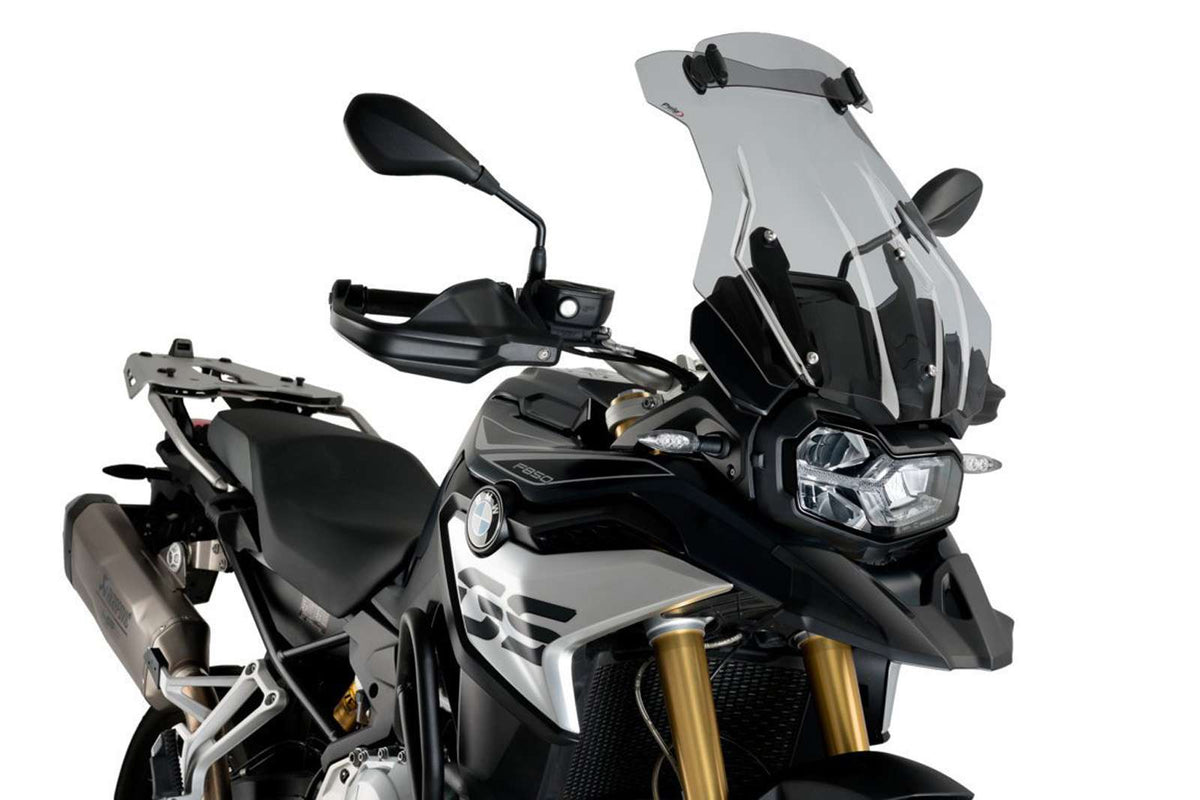PUIG CUPOLINO TOURING PLUS-VISIERA PER BMW F750 GS 18-24 FUME CHIARO-CUP. TOURING OEM