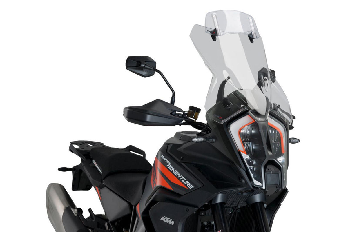PUIG CUPOLINO TOURING PLUS-VISIERA PER KTM 1290 R SUPER ADVENTURE 21-23 FUME CHIARO