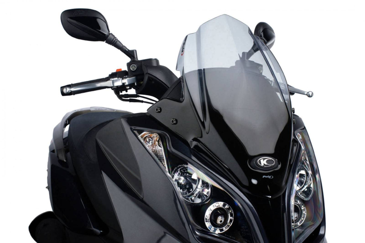 PUIG CUPOLINO V-TECH LINE SPORT PER KYMCO X-TOWN 125 17-20 FUME CHIARO