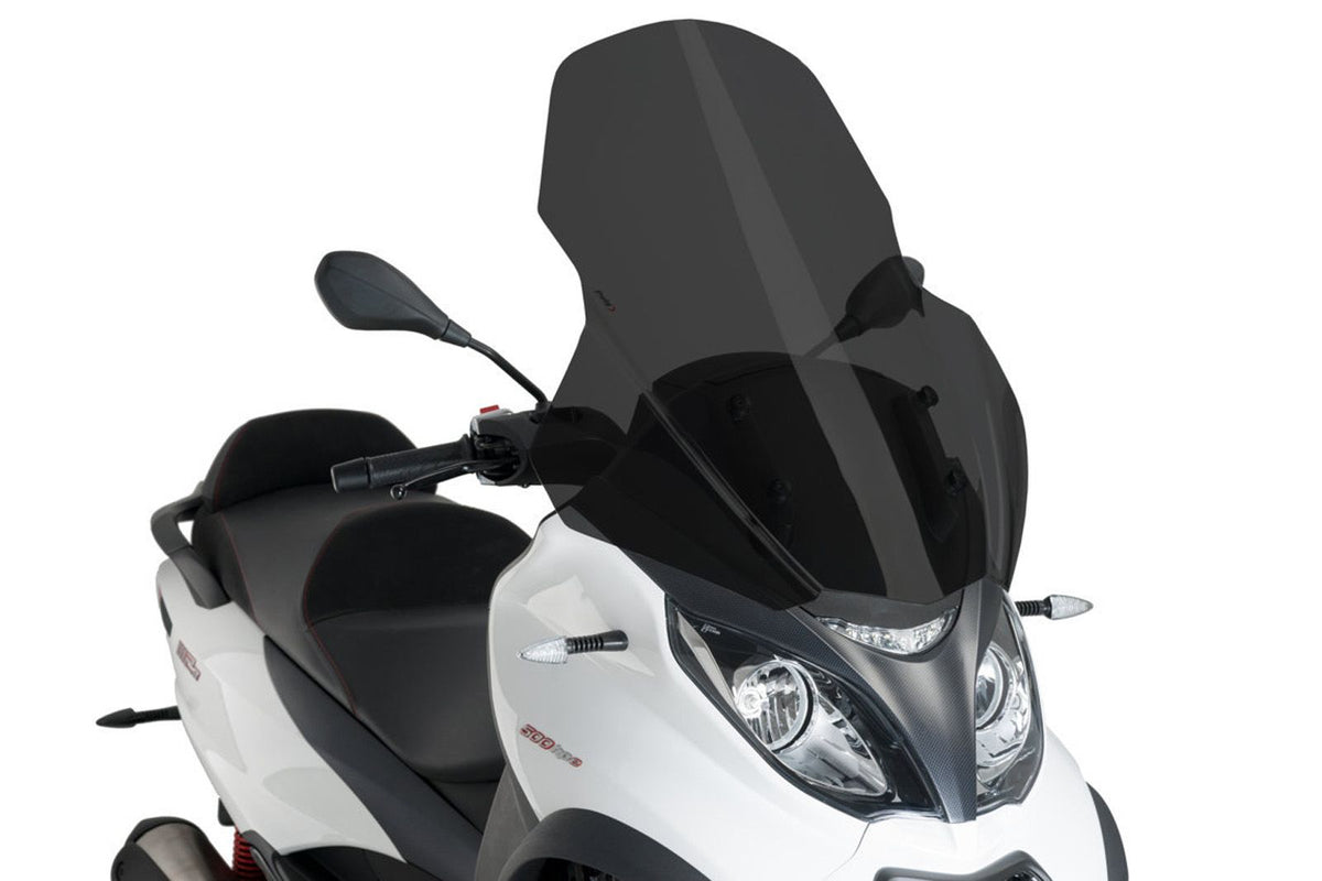 PUIG CUPOLINO V-TECH LINE TOURING PER PIAGGIO MP3 500 BUSINESS 2018 FUME SCURO