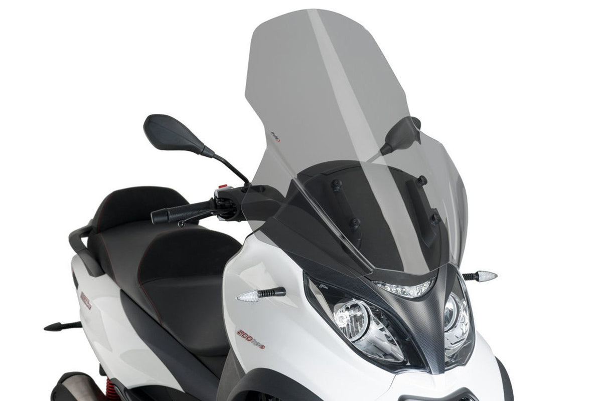 PUIG CUPOLINO V-TECH LINE TOURING PER PIAGGIO MP3 500 BUSINESS 19-20 FUME CHIARO