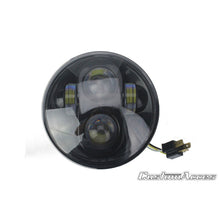 CUSTOM ACCES FARO A LED OVNI PER INDIAN SCOUT 21-25 NERO