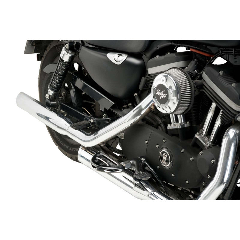 CUSTOM ACCES PEDANE POGGIAPIEDI MOD. DELTA PER KAWASAKI VULCAN S 21-25 NERO