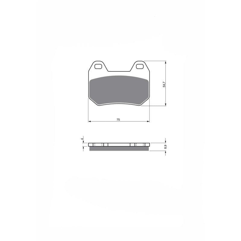 DELTA PASTIGLIA FRENO SINT. KXR MONTA SU BMW R 1200 CL 02-04-OFFERTA