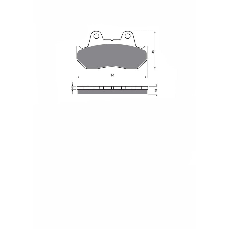 DELTA PASTIGLIA FRENO SINT. KXR MONTA SU HONDA CB 750 FC/F2C/FD/F2D 83-84-OFFERTA