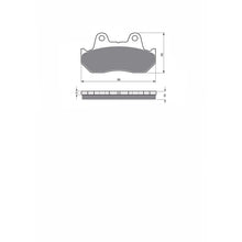 DELTA PASTIGLIA FRENO SINT. KXR MONTA SU HONDA CB 750 FC/F2C/FD/F2D 83-84-OFFERTA