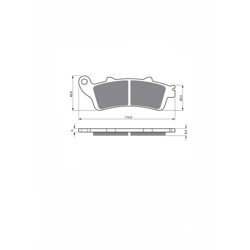 DELTA PASTIGLIA FRENO SINT. KXR MONTA SU HONDA PAN EUROPEAN 02-07-OFFERTA-ANT