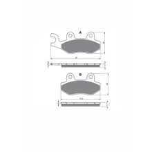 DELTA PASTIGLIA FRENO SINT. MXR MONTA SU SUZUKI LT-F 500 2002-OFFERTA