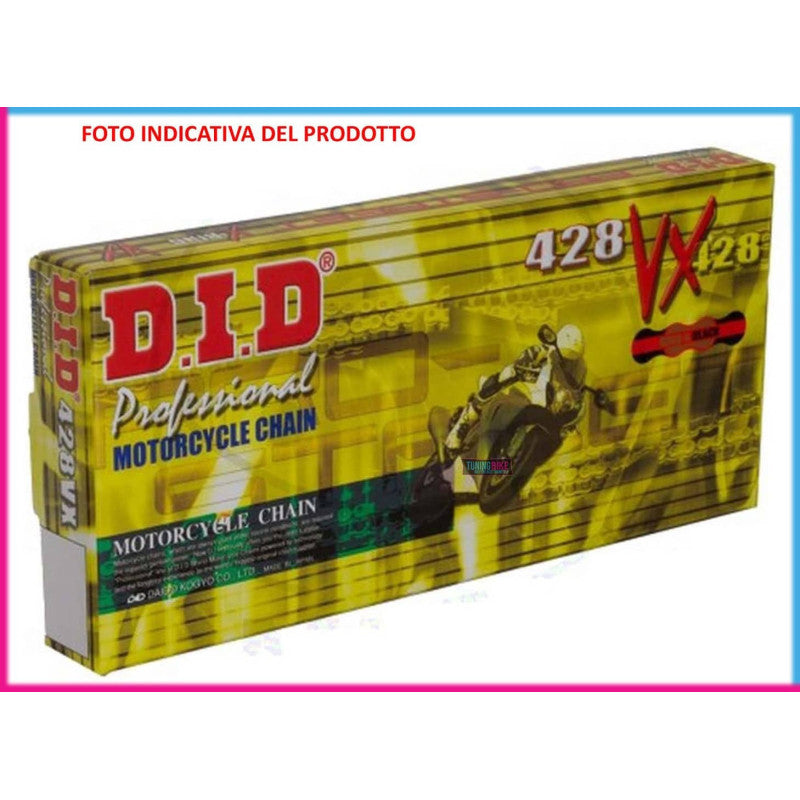 DID CATENA 428VX PER YAMAHA SR 400 14-16 B/B 130 MAGLIE
