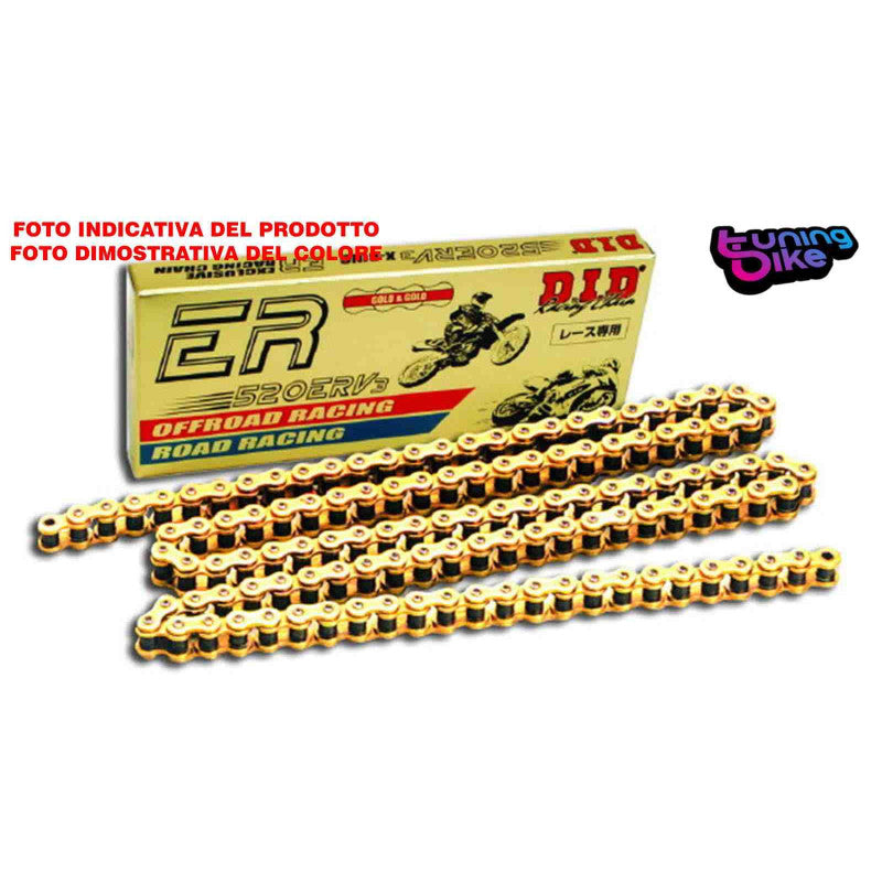DID CATENA 520ERV3 PER DUCATI 999 S 03-04 G/G 96 MAGLIE