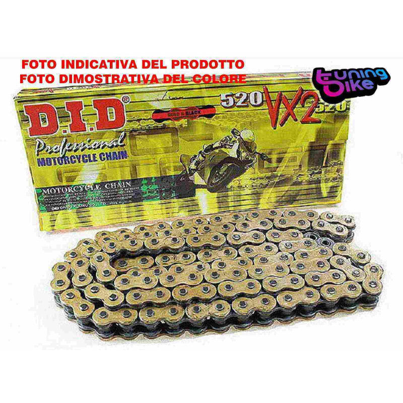 DID CATENA 520VX3 PER DUCATI Scrambler FULL THROTTLE 800 17-18 G/B 104 MAGLIE