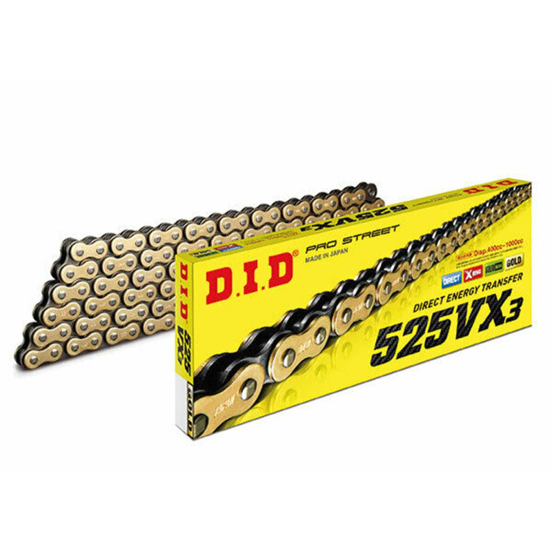 DID CATENA 525VX3 PER DUCATI Diavel 1200 14-16 G/B 118 MAGLIE