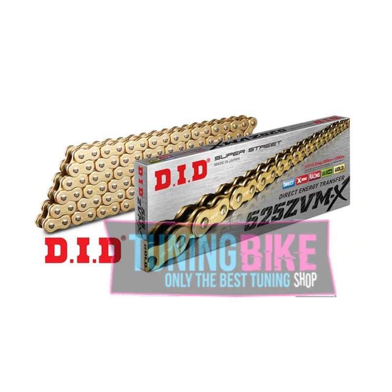 DID CATENA 525ZVMX +2 MAGLIE PER DUCATI 999 03-04 G/G 98 MAGLIE