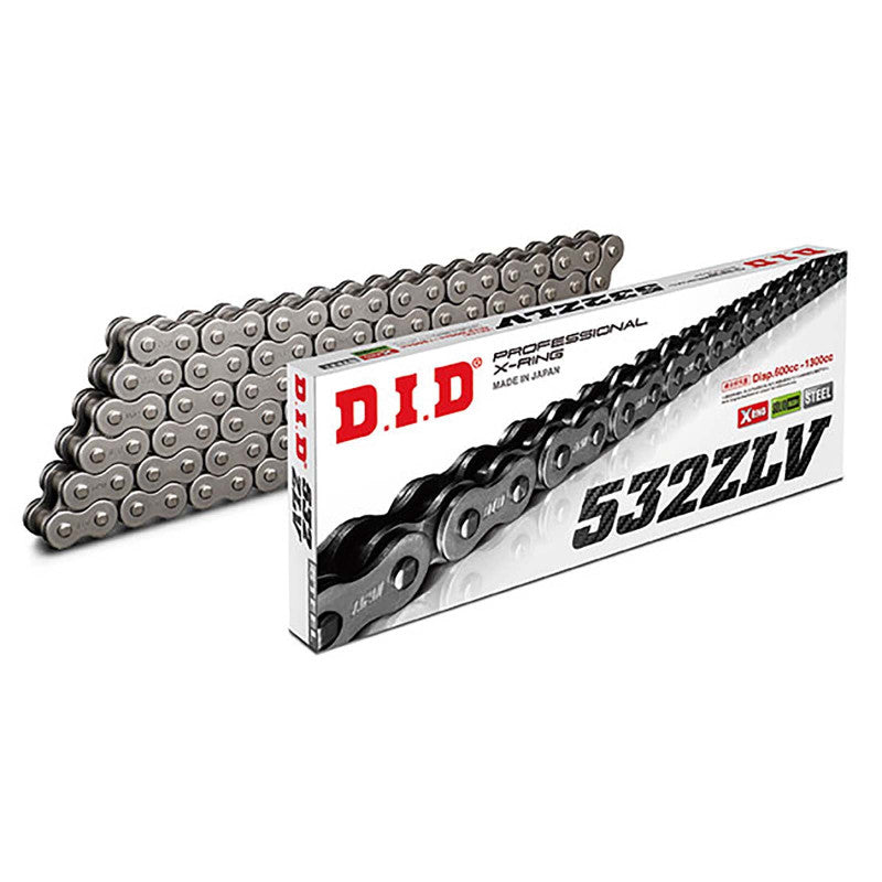 DID CATENA S 532ZLV M116-R PER YAMAHA YZF-R6 03/05 NERO/NERO