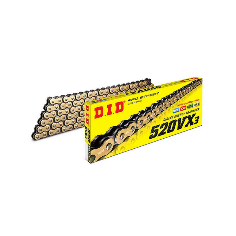 DID CATENA S+2 520VX3 M120-R PER KTM 690 DUKE 14-15 ORO/NERO