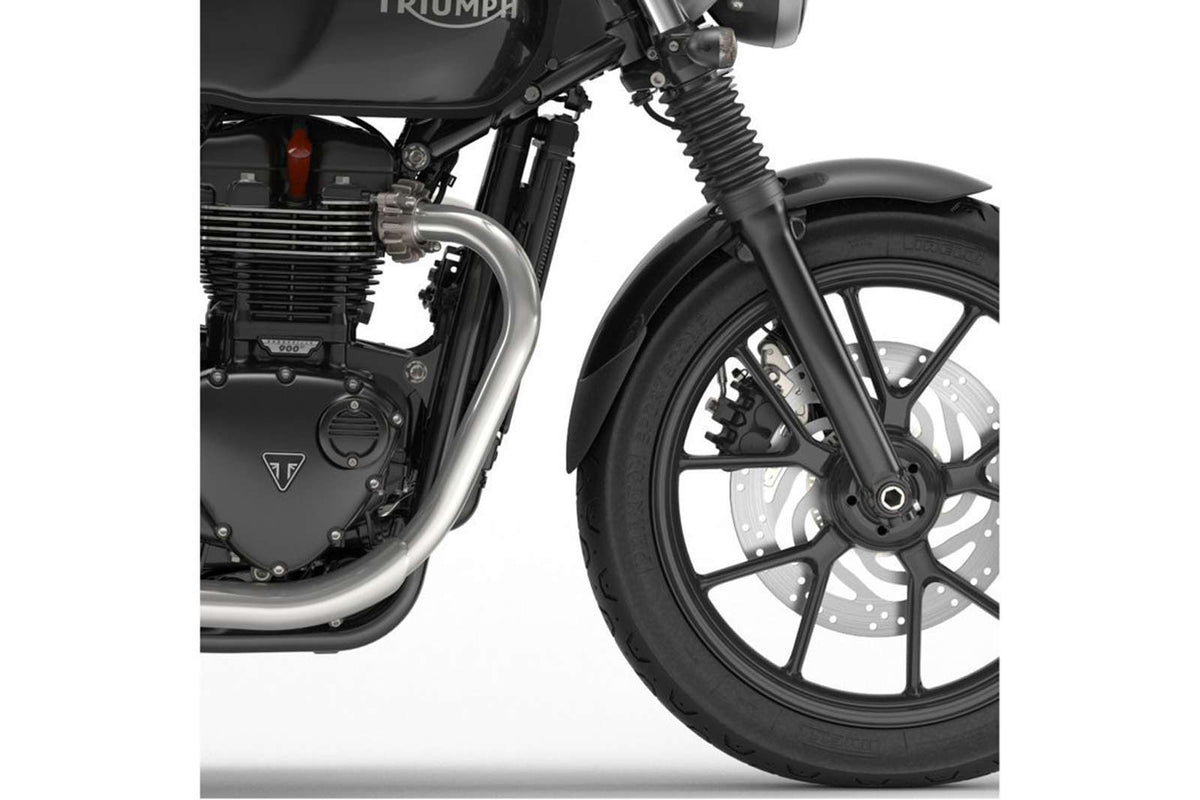 PUIG ESTENSIONE PARAFANGO ANTERIORE PER TRIUMPH STREET TWIN 19-20 NERO OPACO