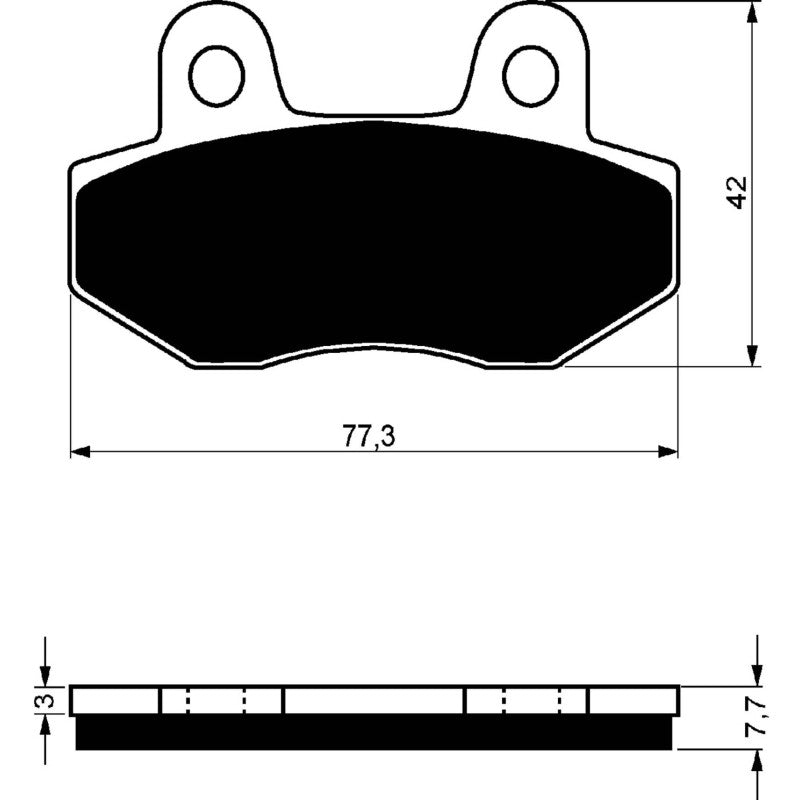 GOLDFREN PASTIGLIA FRENO AD MONTA SU HONDA 450 TRX R SPORTRAX 04-12-OFFERTA