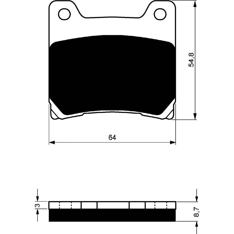GOLDFREN PASTIGLIA FRENO AD MONTA SU YAMAHA 850 TDM 96-01-OFFERTA