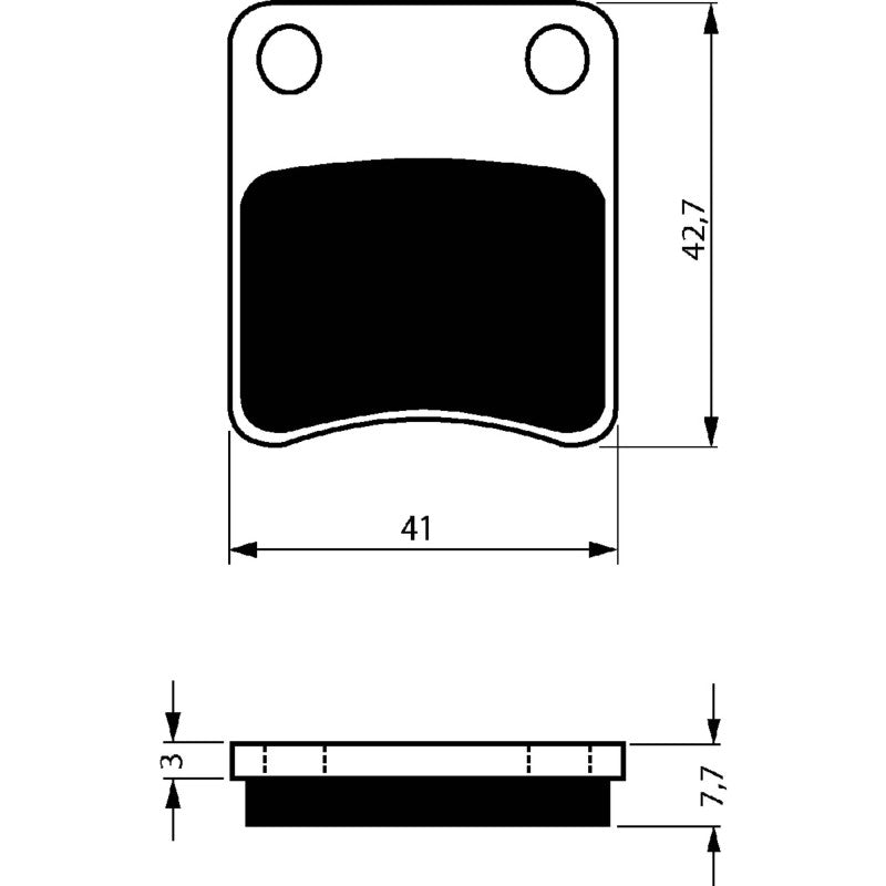 GOLDFREN PASTIGLIA FRENO SINT. AD MONTA SU GARELLI 150 PANTHER 02-OFFERTA