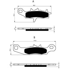 GOLDFREN PASTIGLIA FRENO SINT. AD MONTA SU SUZUKI 85 RM 05-13-OFFERTA-COD.108AD