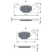 GOLDFREN PASTIGLIA FRENO SINT. AD MONTA SU SUZUKI 85 RM 05-13-OFFERTA-COD.226AD